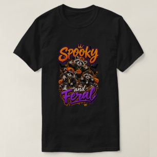 Halloween-Waschbären Gruselig Wild T-Shirt