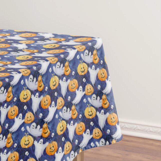 Halloween Wasserfarbmuster Tischdecke (Beispiel)