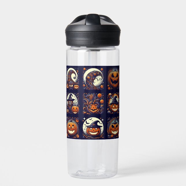 Halloween-Wasserflasche Trinkflasche (Vorderseite)