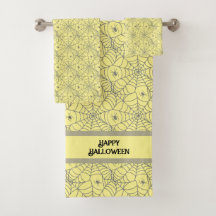 Halloween Web de l'araignée jaune