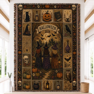 Halloween-Webdecke Decke