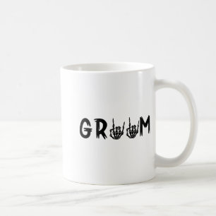 Halloween Wedding Bride Groom Skelett bis zum Tod Kaffeetasse