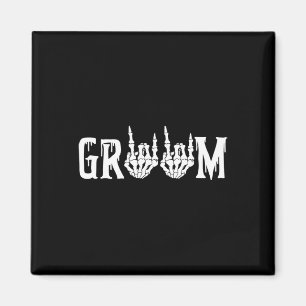 Halloween Wedding Bride Groom Skelett bis zum Tod Magnet