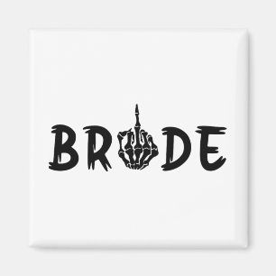 Halloween Wedding Bride Groom Skelett bis zum Tod Magnet