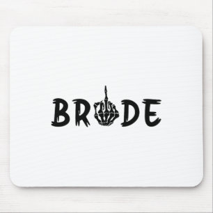 Halloween Wedding Bride Groom Skelett bis zum Tod Mousepad