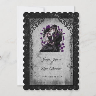halloween wedding Invitation Einladung