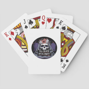 Halloween Wedding Spooky Wedding Halloween-Party T Spielkarten