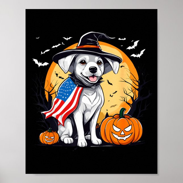 Halloween-Welpe  Poster (Vorne)