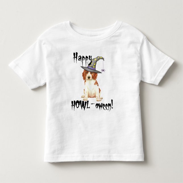 Halloween Welsh Springer Spaniel Kleinkind T-shirt (Vorderseite)
