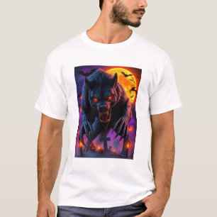Halloween Werwolf erhebt sich T-Shirt