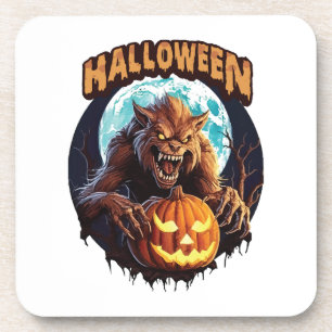 Halloween-Werwolf Getränkeuntersetzer