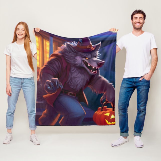 Halloween/Werwolf/Herbst/Herbst Fleecedecke (Beispiel)