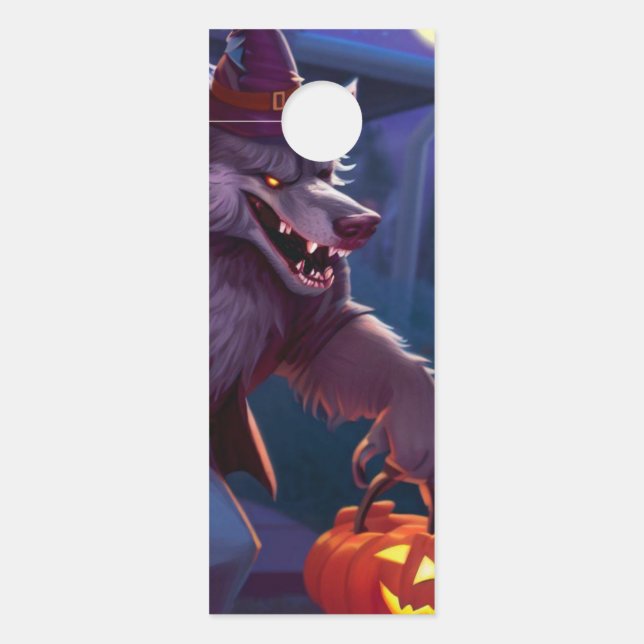 Halloween/Werwolf/Herbst/Herbst Türanhänger (Vorderseite)