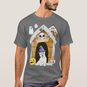 Halloween West Highland Terrier Dog Hexe Spuk T-Shirt