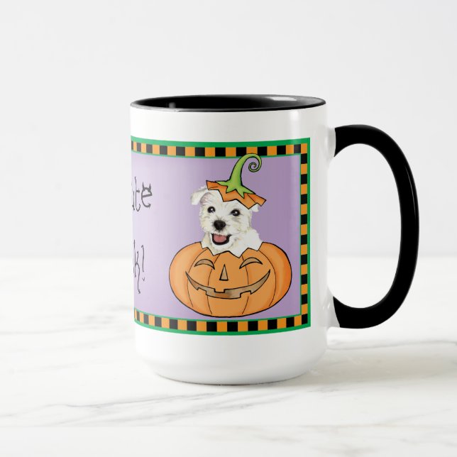 Halloween Westie Tasse (Rechts)