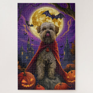 Halloween Wheaten Terrier Vampire Pumpkins Beängst