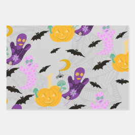 Halloween Whimsy Geschenkpapier Set