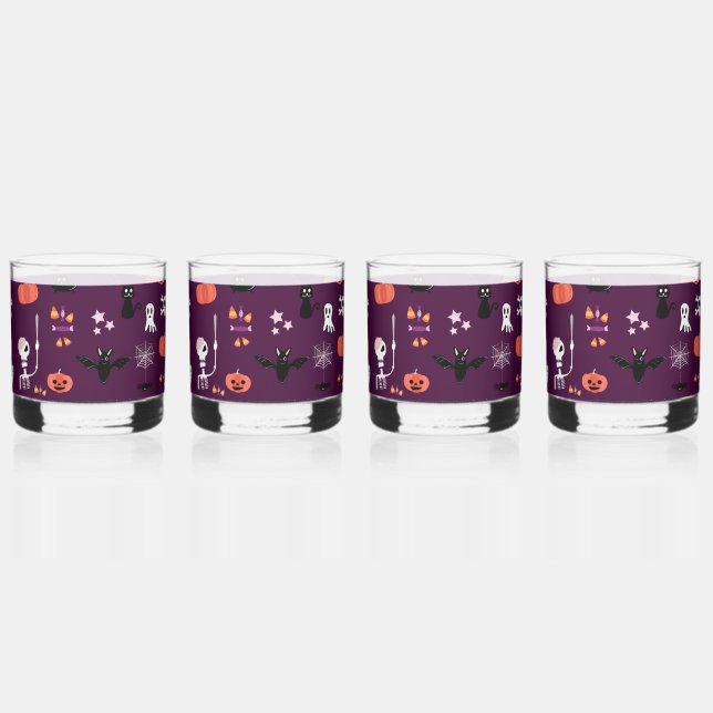 Halloween Whiskyglas (Vorderseite)
