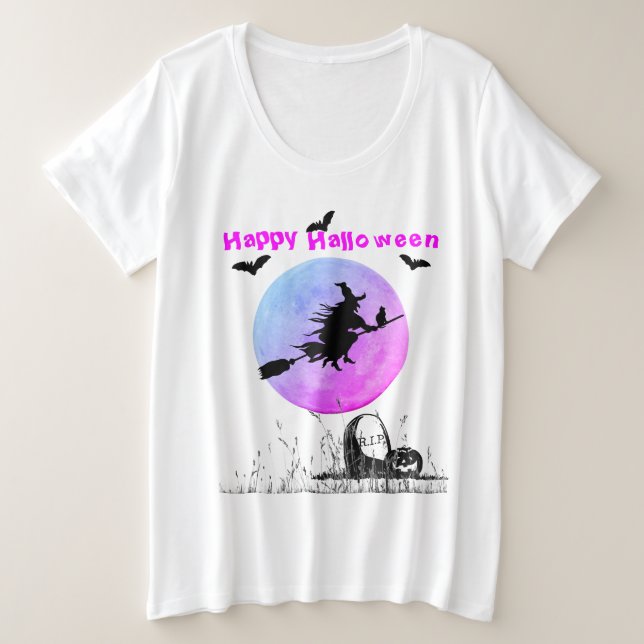 Halloween White Top (Design vorne)