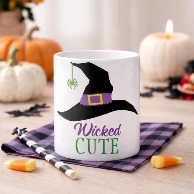 Halloween Wicked Niedlich Hexenhut Kaffeetasse (Von Creator hochgeladen)