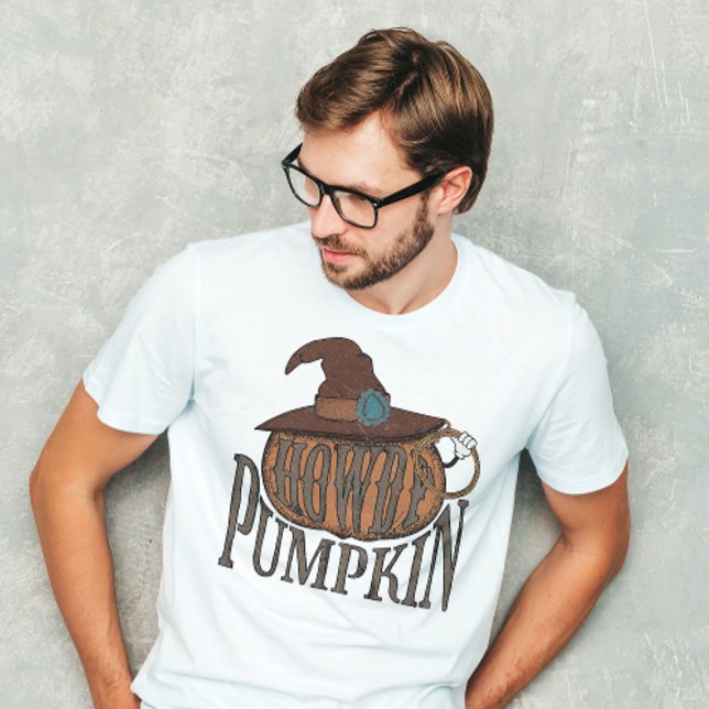 HALLOWEEN WILD WEST HOWDY PUMPKIN | COWBOY T-Shirt (Von Creator hochgeladen)