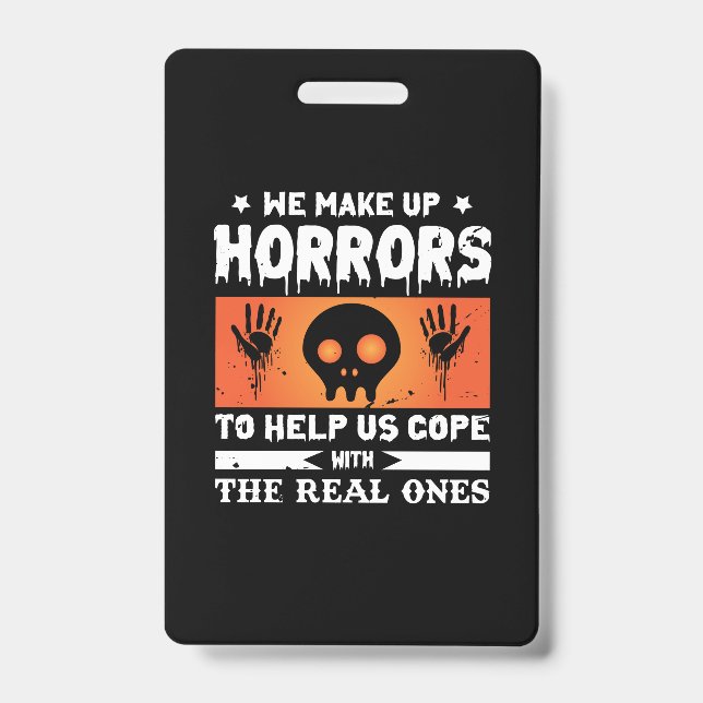 Halloween Wir machen Horror Ausweis (Vorderseite)