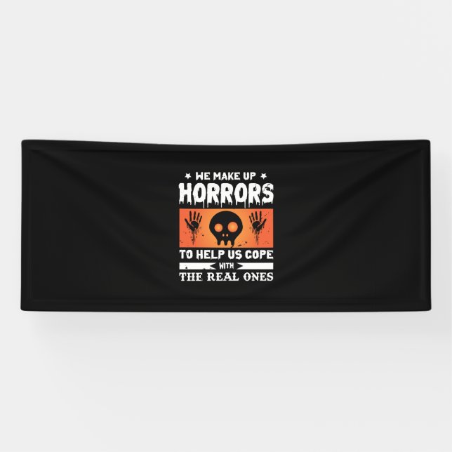 Halloween Wir machen Horror Banner (Horizontal)