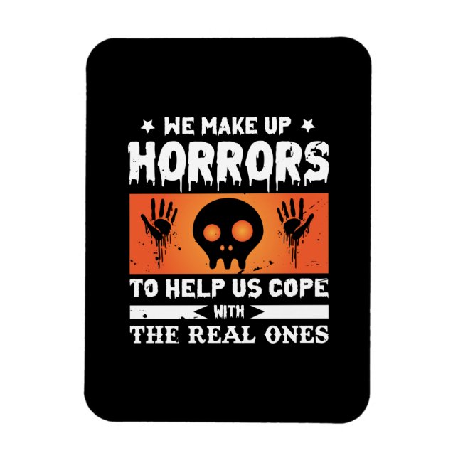 Halloween Wir machen Horror Magnet (Vertikal)