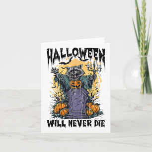 Halloween wird niemals sterben karte