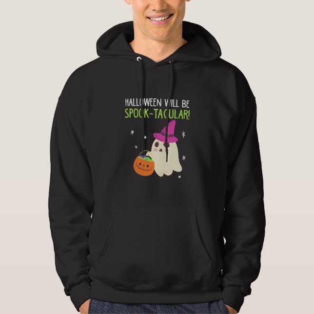 Halloween wird takulär gesprochen hoodie (Vorderseite)