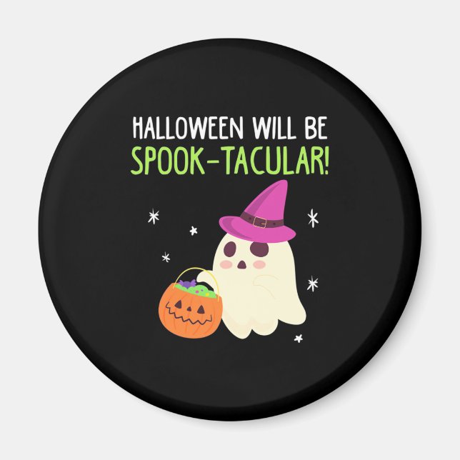Halloween wird takulär gesprochen magnet (Vorne)