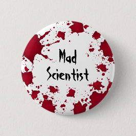 Halloween-Wissenschaftler Button