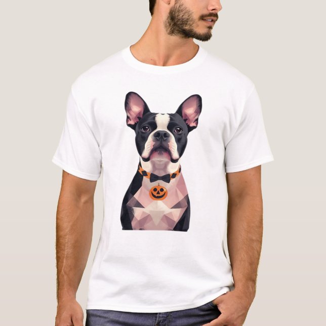 Halloween witch dog Classic T-Shirt (Vorderseite)