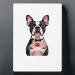 Halloween witch dog Classic T-Shirt Fotoplatte<br><div class="desc">Halloween witch dog Classic T-Shirt</div>