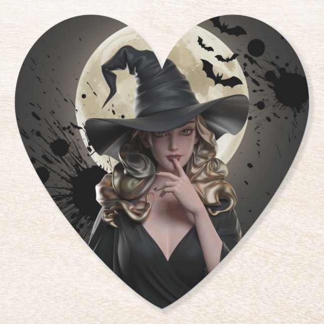 Halloween Witch Drink Untersetzer (Vorderseite)