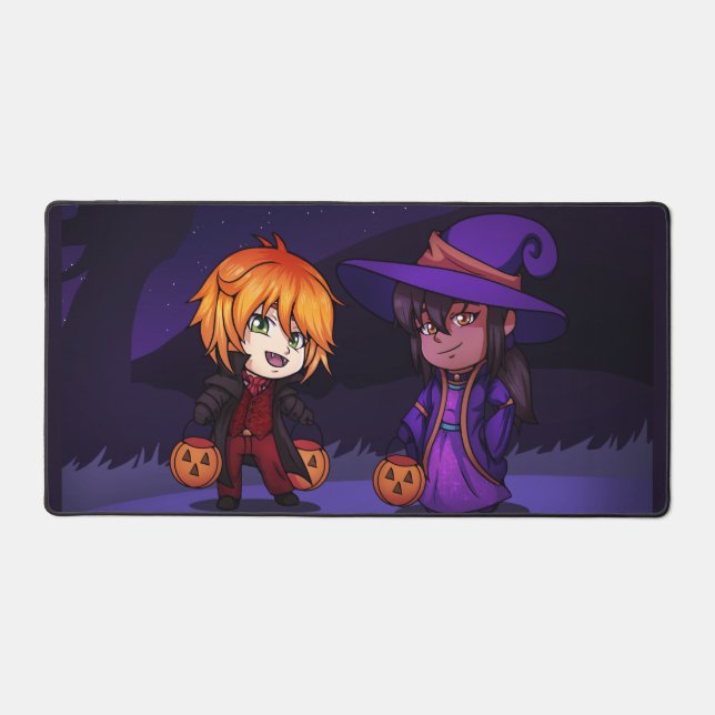 Halloween Witch et Vampire Chibi (Recto)
