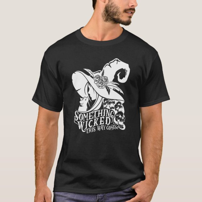 Halloween Witch etwas, das auf diese Weise geknack T-Shirt (Vorderseite)