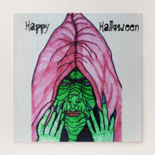HALLOWEEN WITCH JIGSAW PUZZLE