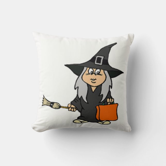 HALLOWEEN WITCH KISSEN (Vorderseite)