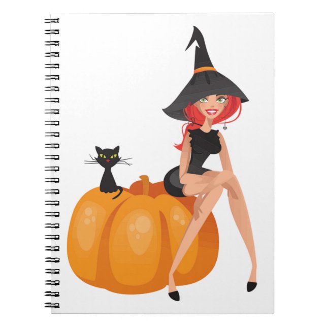 HALLOWEEN WITCH NOTIZBLOCK (Vorderseite)