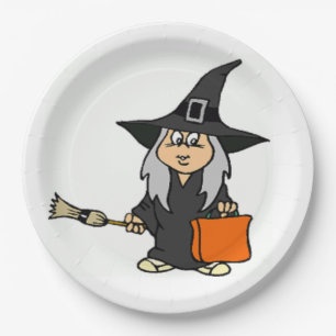 HALLOWEEN WITCH PAPPTELLER