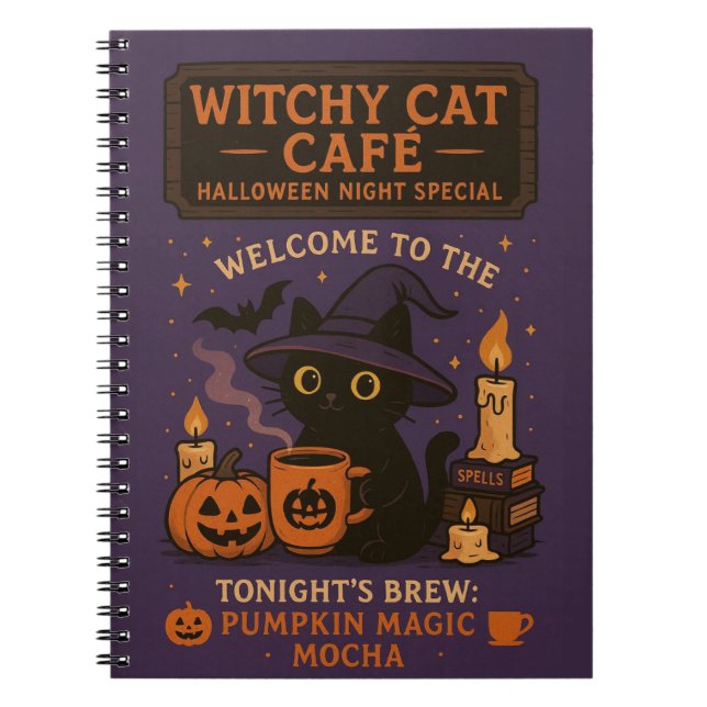 Halloween Witch's Castle Carnet - Soirée magique (Devant)