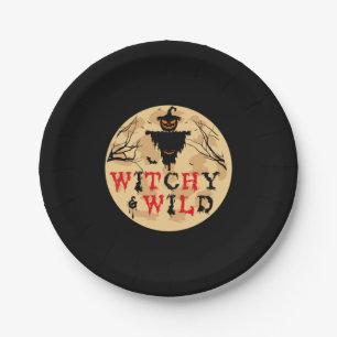 Halloween Witchy and Wild Geburtstag Pappteller