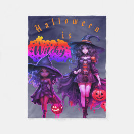 Halloween witchy Fleece Blanket