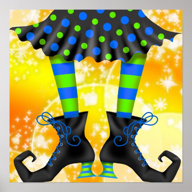 Halloween Witchy Legs - SRF Poster (Vorne)