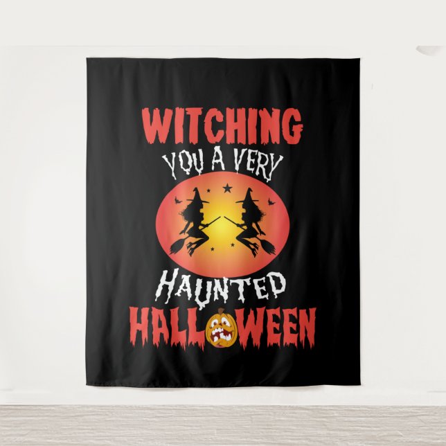 Halloween Wittling BACKDROP Wandteppich (Vorderseite)