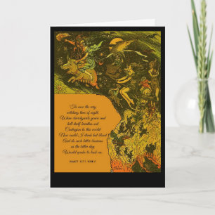 Halloween Wittling Time Karte