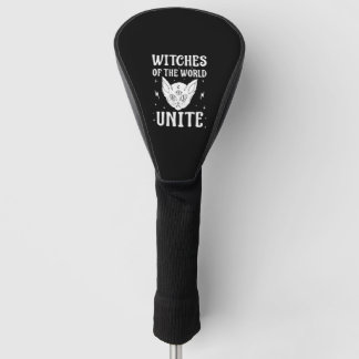 Halloween Witz für Frauen Wiccan Witchcraft Golf Headcover