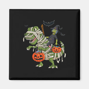 Halloween Witz reiten T Rex Fun Boys Girls Kinder Magnet