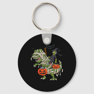 Halloween Witz reiten T Rex Fun Boys Girls Kinder Schlüsselanhänger